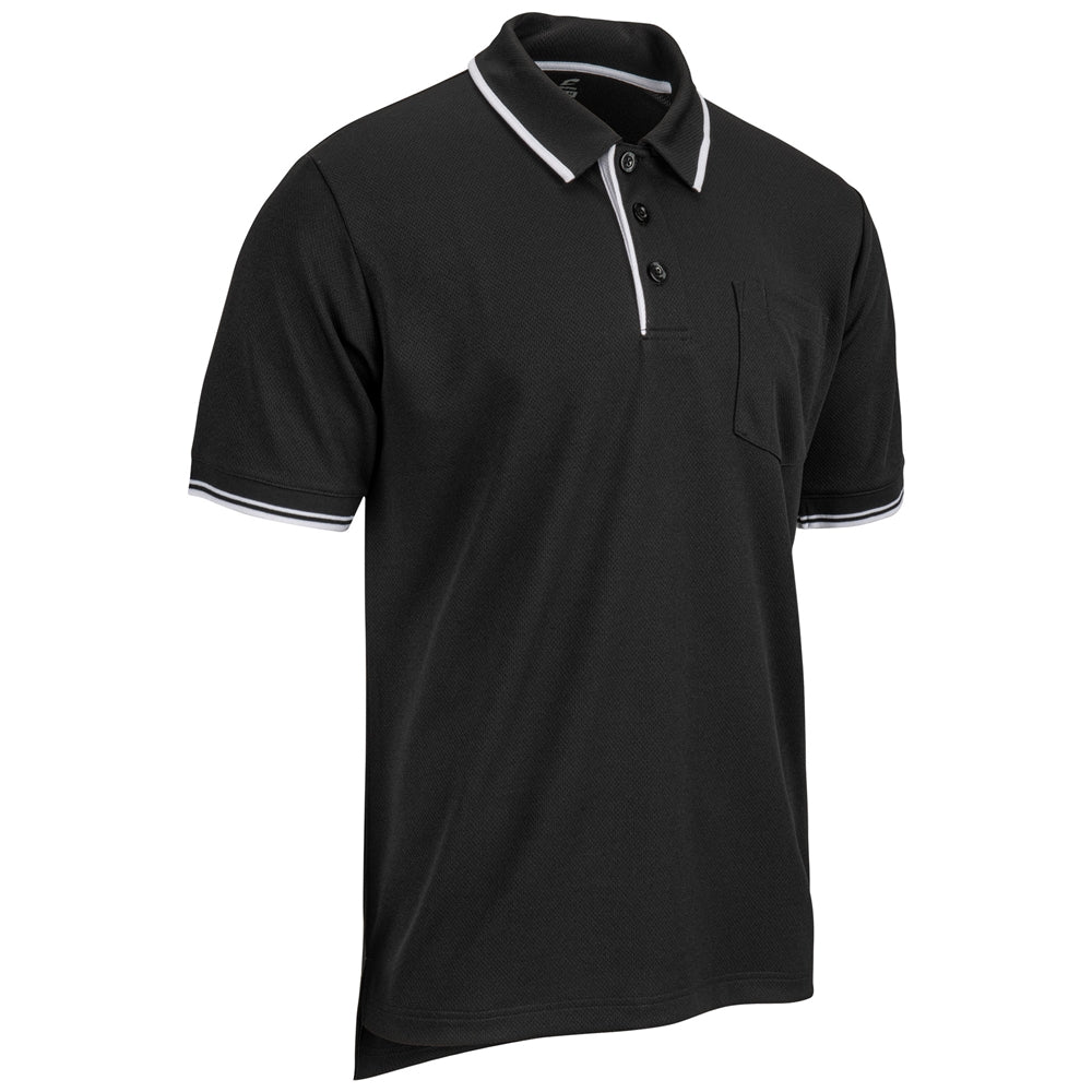 Umpire Polo - Navy White Scarlet - Adult - Small