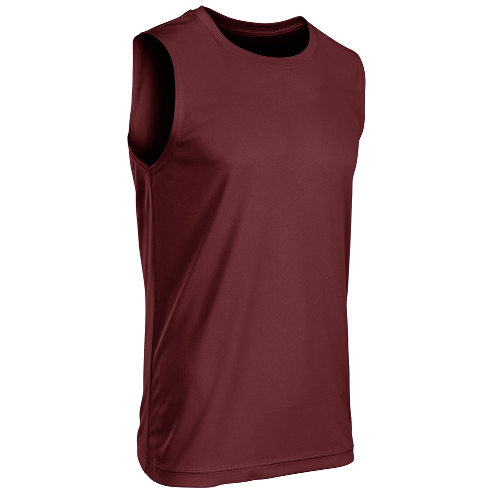 Vision Sleeveless Tee - Cardinal - Adult - XXLarge