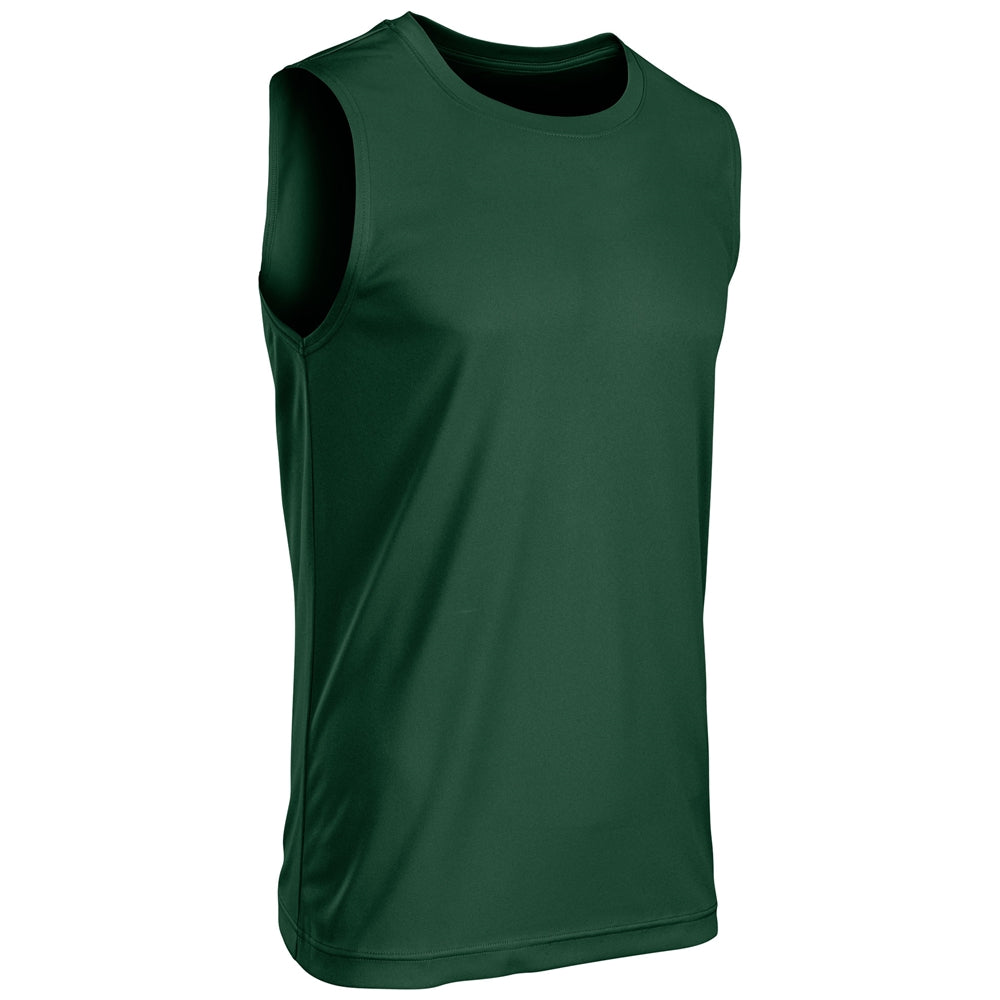 Vision Sleeveless Tee - Forest Green - Adult - 4XL