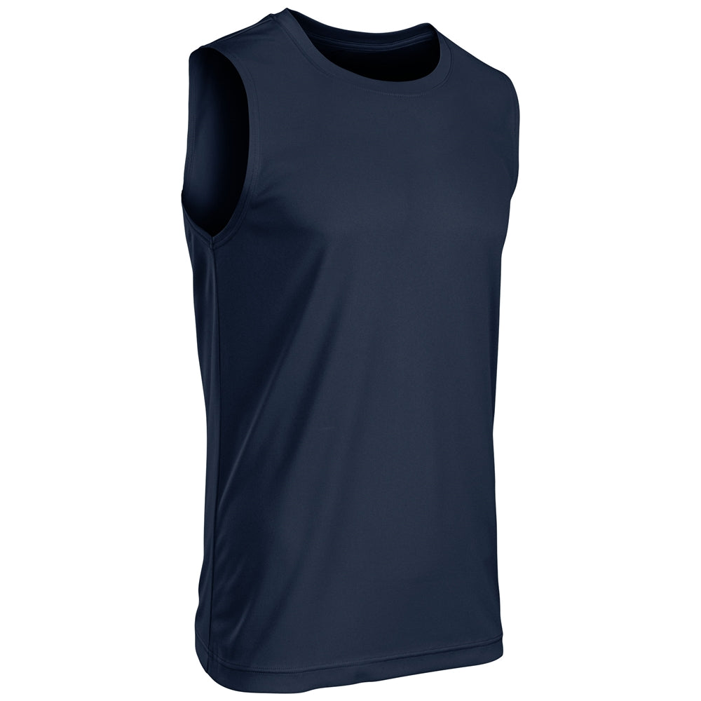 Vision Sleeveless Tee - Navy - Adult - 4XL