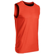 Vision Sleeveless Tee - Orange - Adult - 3XL