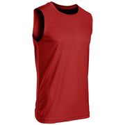 Vision Sleeveless Tee - Scarlet - Adult - Small