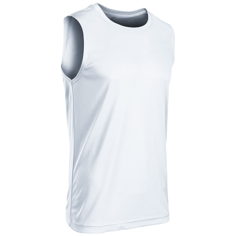 Vision Sleeveless Tee - White - Adult - 3XL