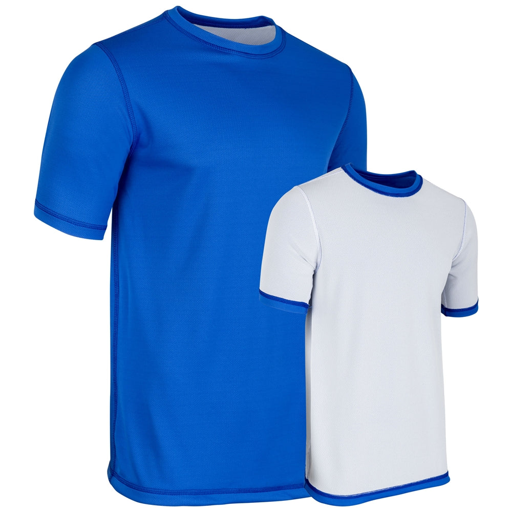 REVTEE Reversible Tee - Royal White - Adult - XXLarge