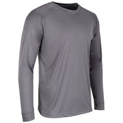 GUNNER Long Sleeve Tee - Charcoal - Adult - 3XL