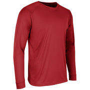 GUNNER Long Sleeve Tee - Scarlet - Youth - Large