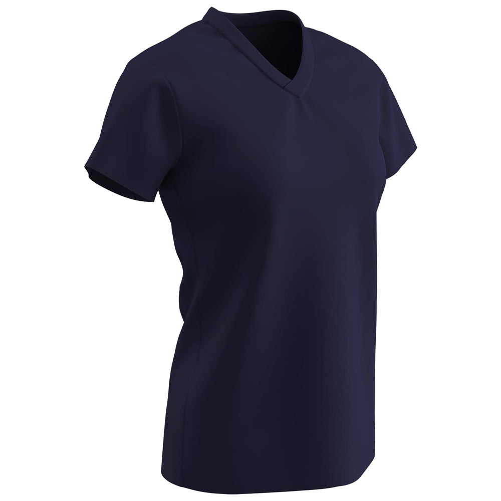 Star Girls V-Neck Tee - Navy - Girls - Large