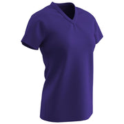 Star Girls V-Neck Tee - Purple - Girls - Medium