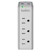 Belkin International BE112230-083PK 8 Ft. Cord 3940J RJ11 DSS 12 Outlet Rectangle Surge Protector with Coax Protection, 300K, SFCV - Pack of 3