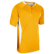 Clean-Up 2-Button Jersey - Gold White - Youth - Extra-Large