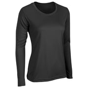 VISION T-Shirt Long Sleeve - Black - Womens - Medium