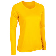VISION T-Shirt Long Sleeve - Gold - Womens - Small