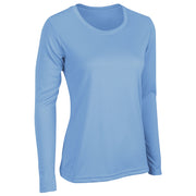 VISION T-Shirt Long Sleeve - Light Blue - Womens - Small