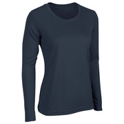 VISION T-Shirt Long Sleeve - Navy - Womens - XXLarge