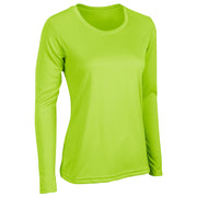 VISION T-Shirt Long Sleeve - Neon Green - Womens - XXLarge