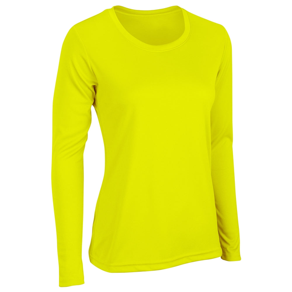 VISION T-Shirt Long Sleeve - Optic Yellow - Womens - Medium