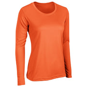 VISION T-Shirt Long Sleeve - Orange - Womens - Small