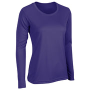 VISION T-Shirt Long Sleeve - Purple - Womens - Medium