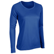 VISION T-Shirt Long Sleeve - Royal - Womens - Large