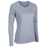 VISION T-Shirt Long Sleeve - Silver - Womens - Small