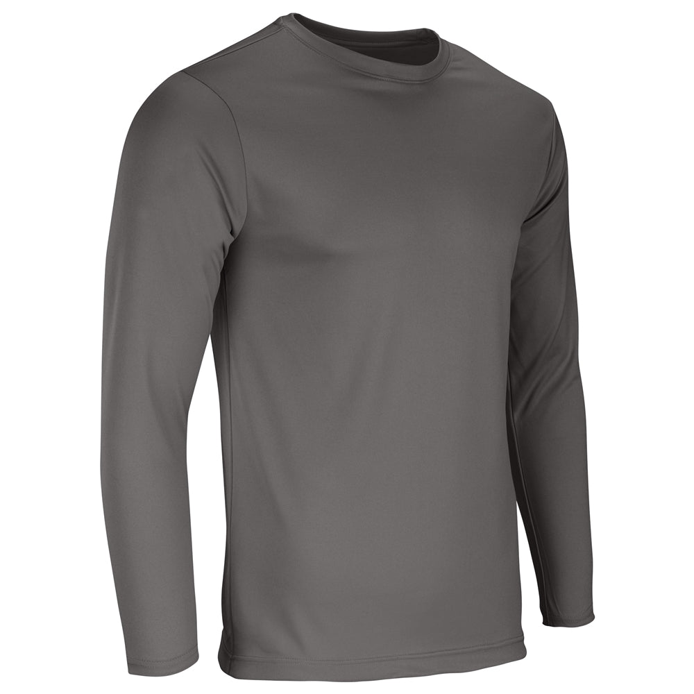 VISION T-Shirt Long Sleeve - Charcoal - Youth - Medium