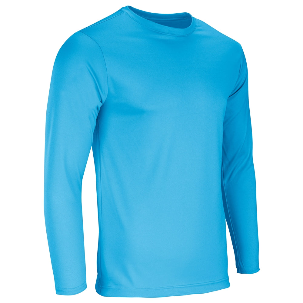 VISION T-Shirt Long Sleeve - Neon Blue - Youth - Medium