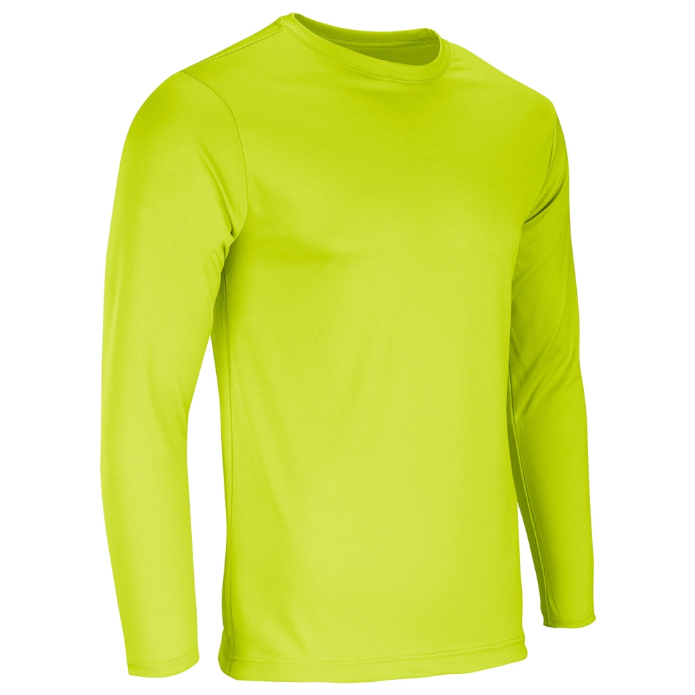 VISION T-Shirt Long Sleeve - Optic Yellow - Adult - 4XL