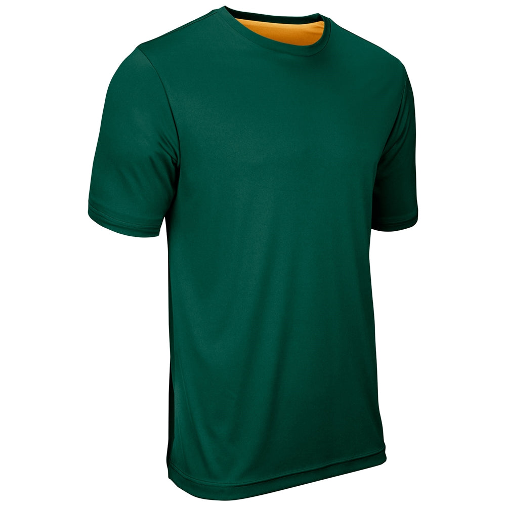 Double Stock Reversible Tee - Forest Green Gold - Youth - Extra-Small