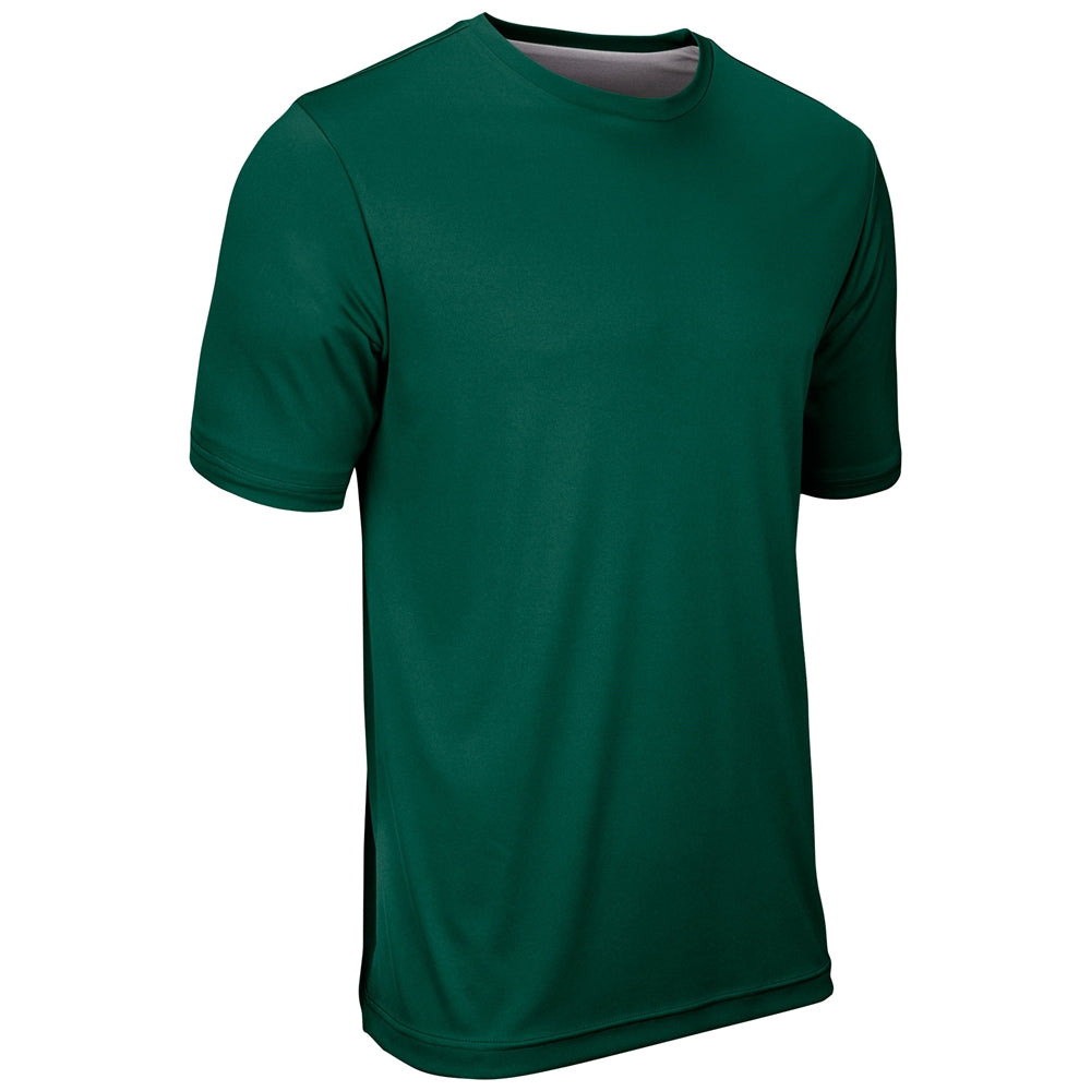 Double Stock Reversible Tee - Forest Green White - Youth - Extra-Small