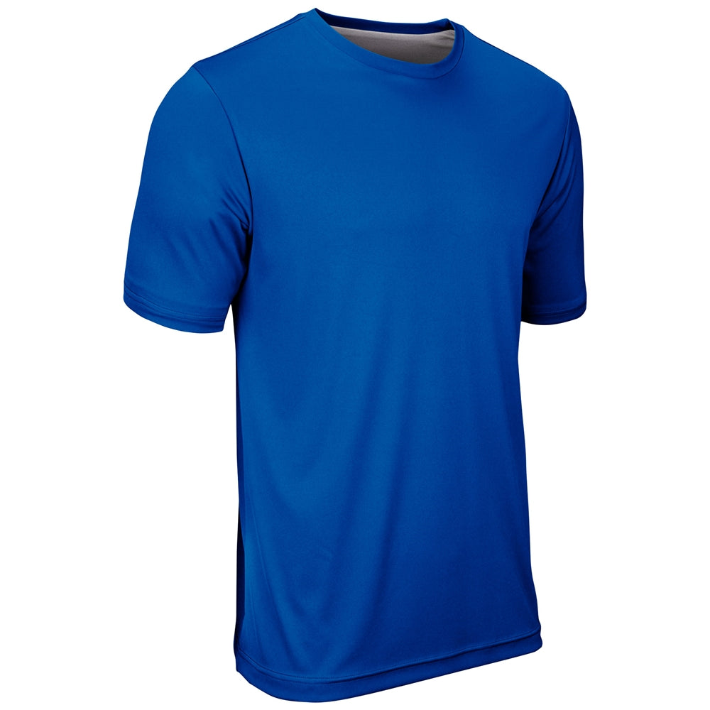 Double Stock Reversible Tee - Royal White - Youth - Extra-Small