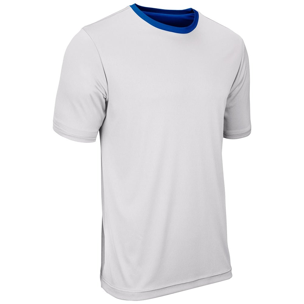 Double Stock Reversible Tee - Royal White - Youth - Extra-Small