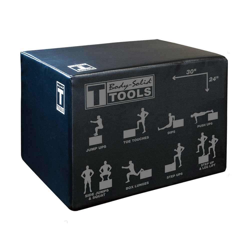 3 Way Soft Plyo Box, 20", 24", 30"