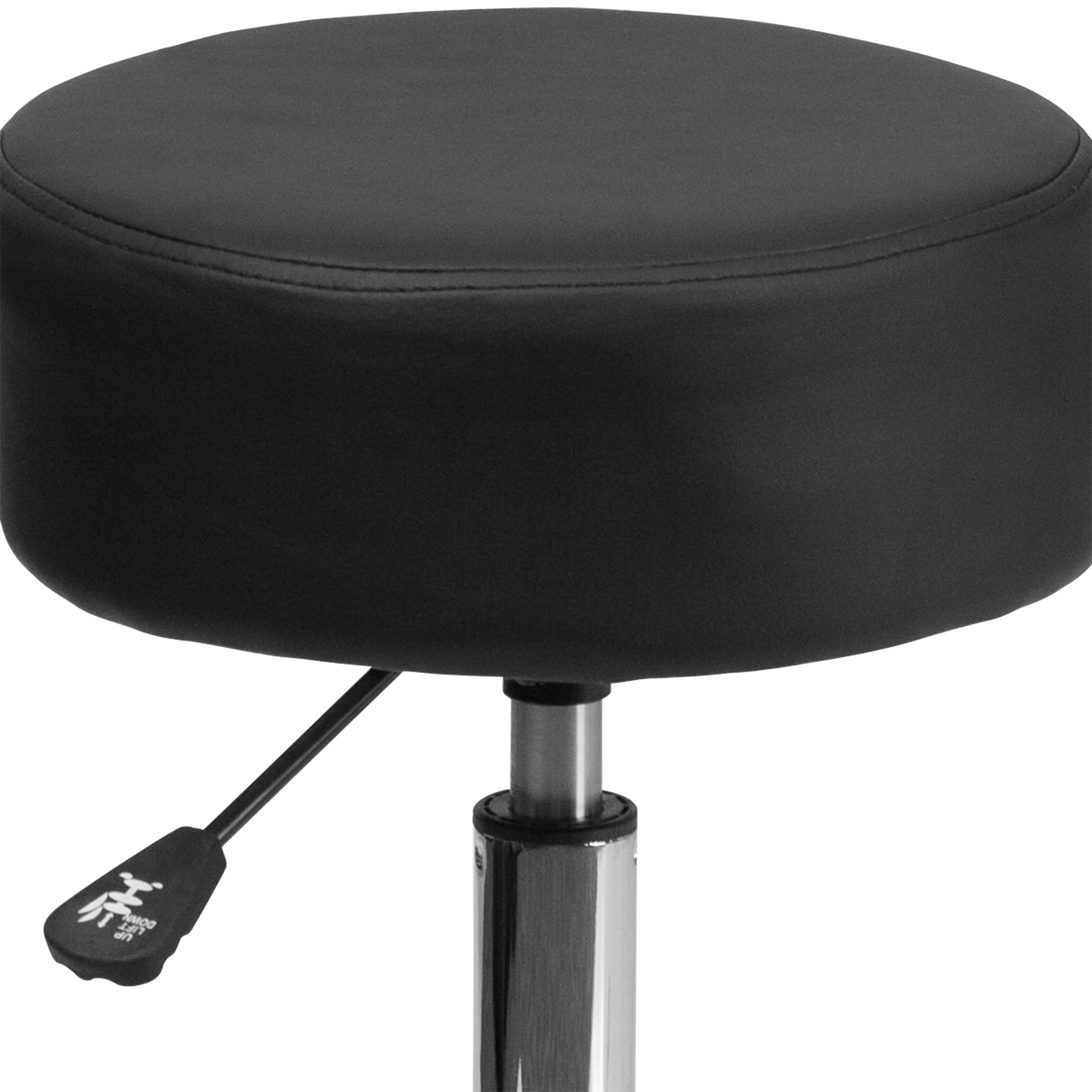 Rhonda Medical Ergonomic Stool with Chrome Base