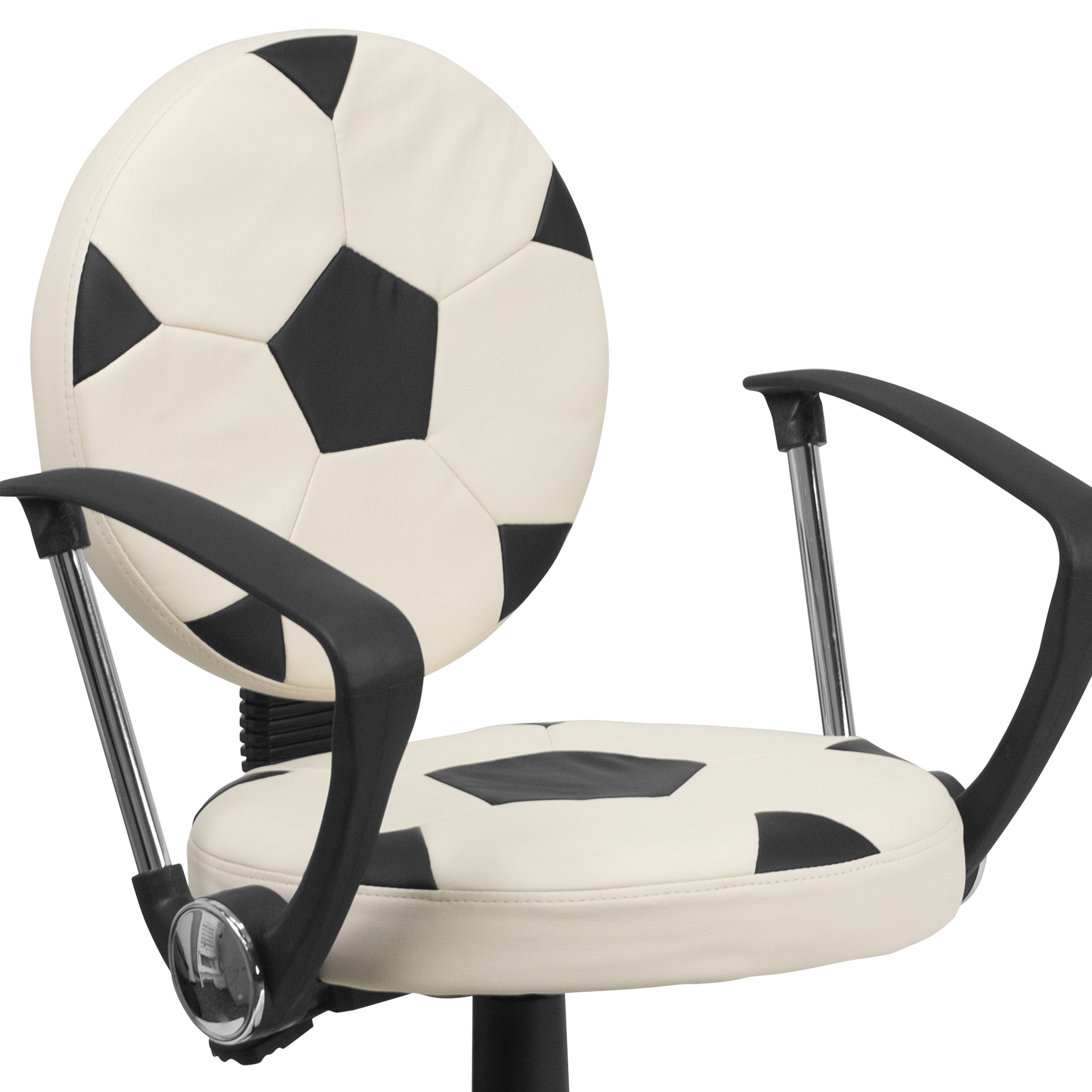 Billy Soccer Swivel Task Office Chair with Arms