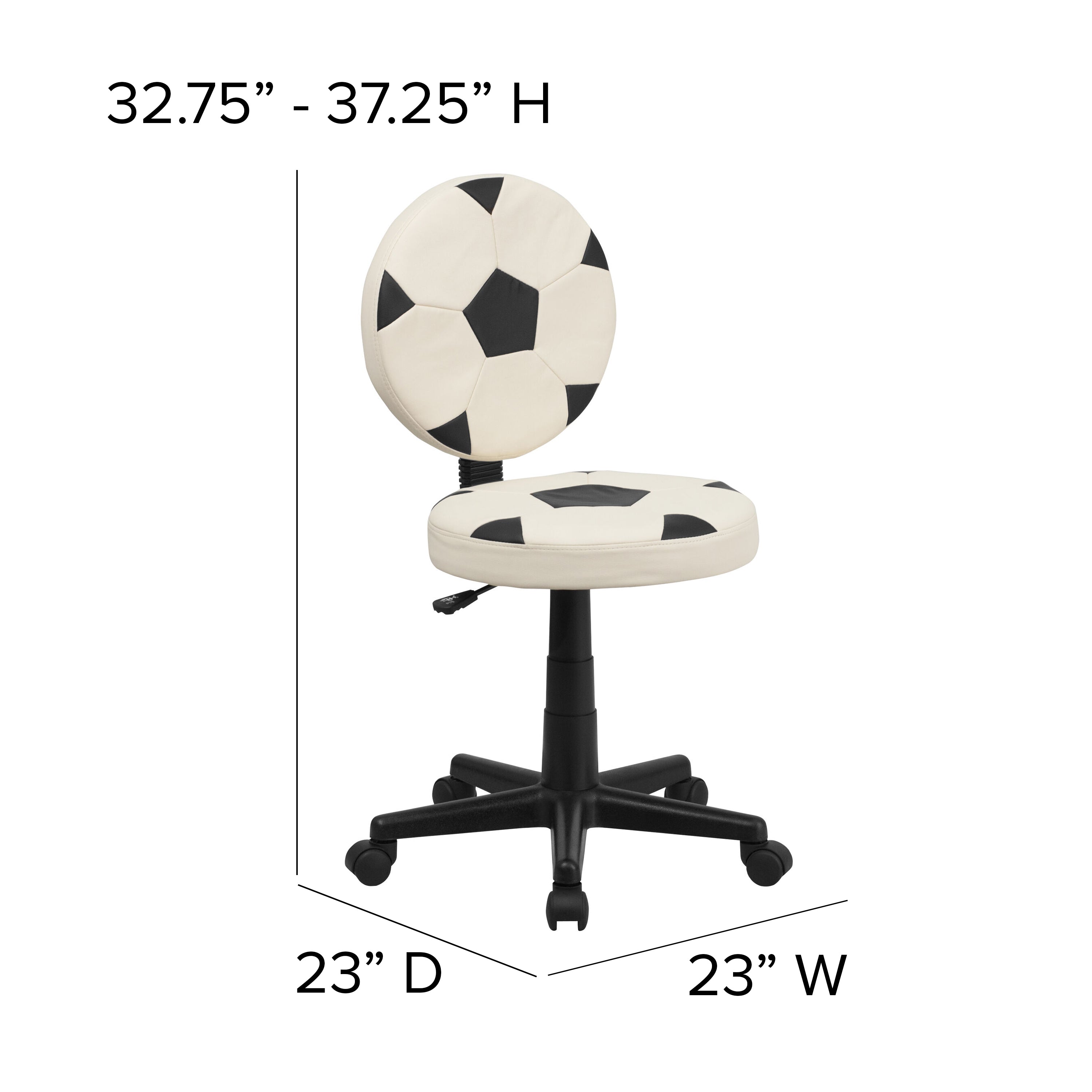 Billy Soccer Swivel Task Office Chair