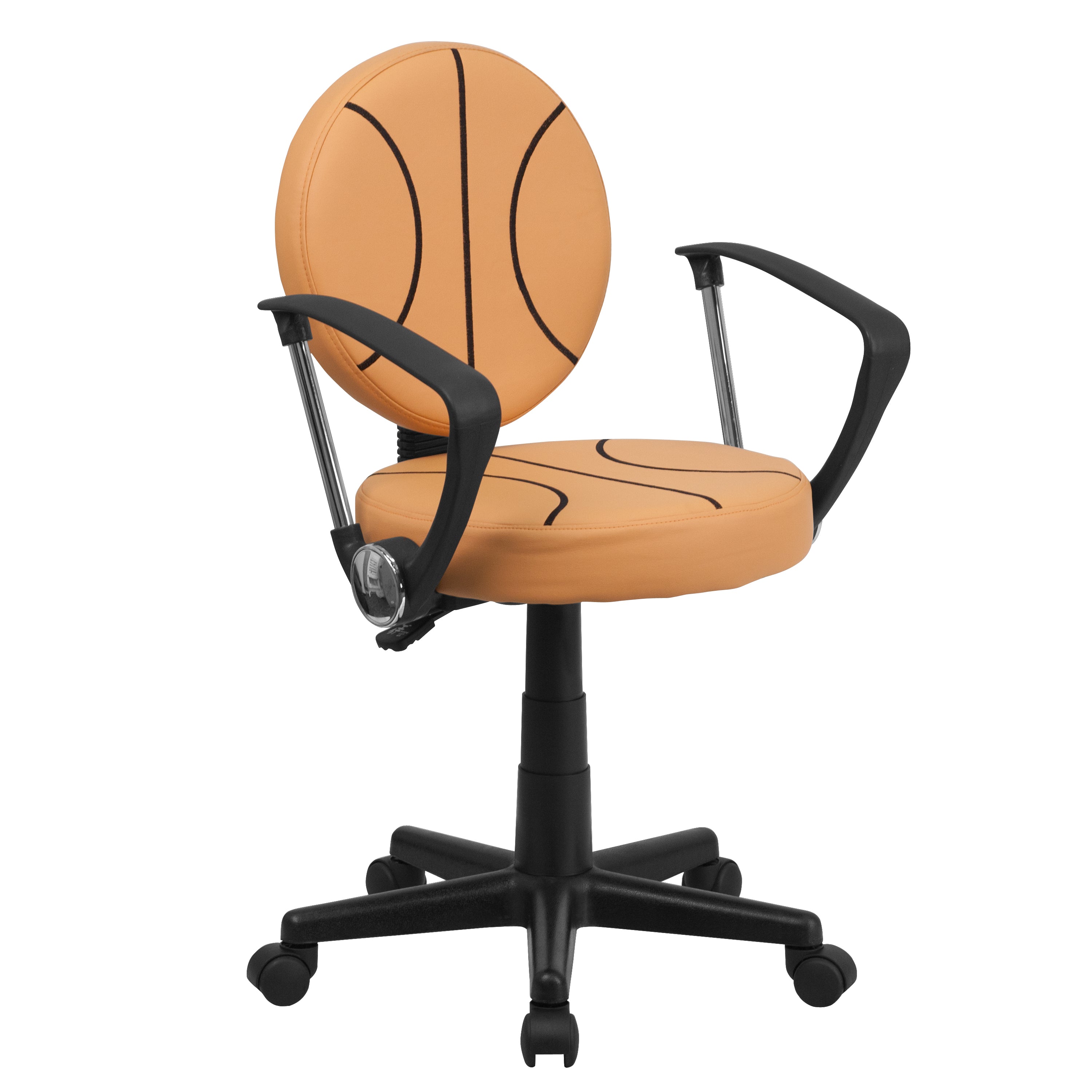 Brandon Basketball Swivel Task Office Chair with Arms