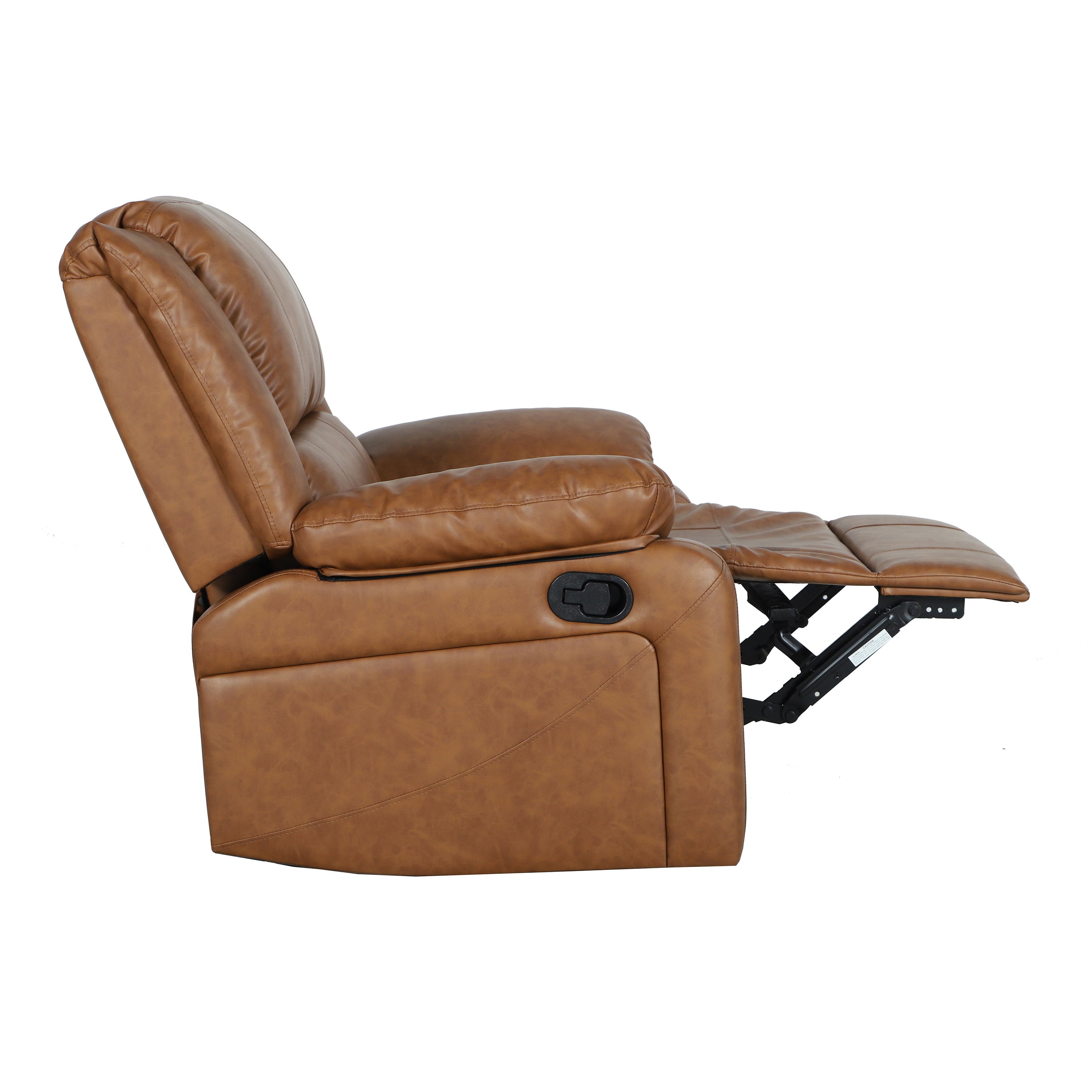 Harmony Series Cognac LeatherSoft Recliner
