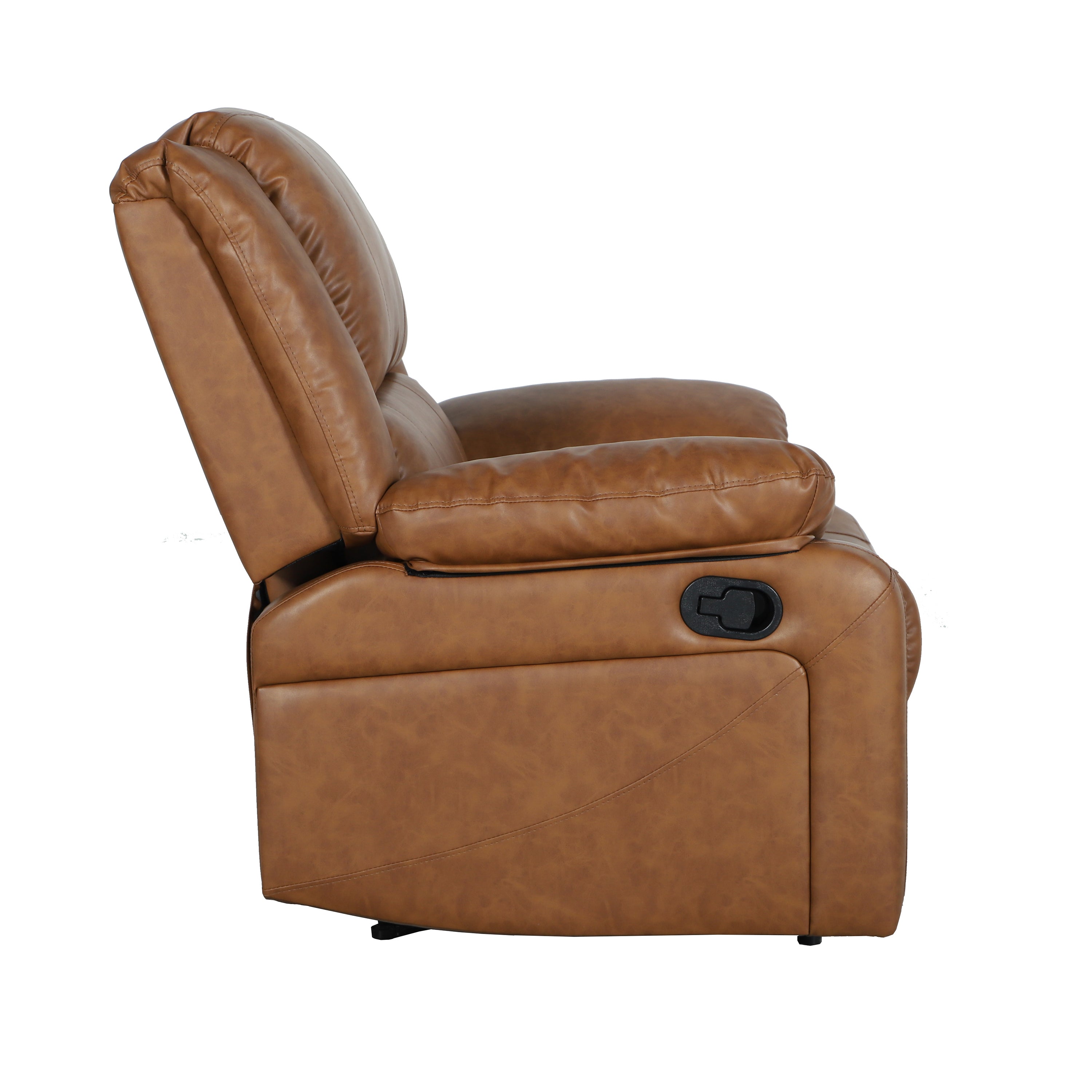 Harmony Series Cognac LeatherSoft Recliner