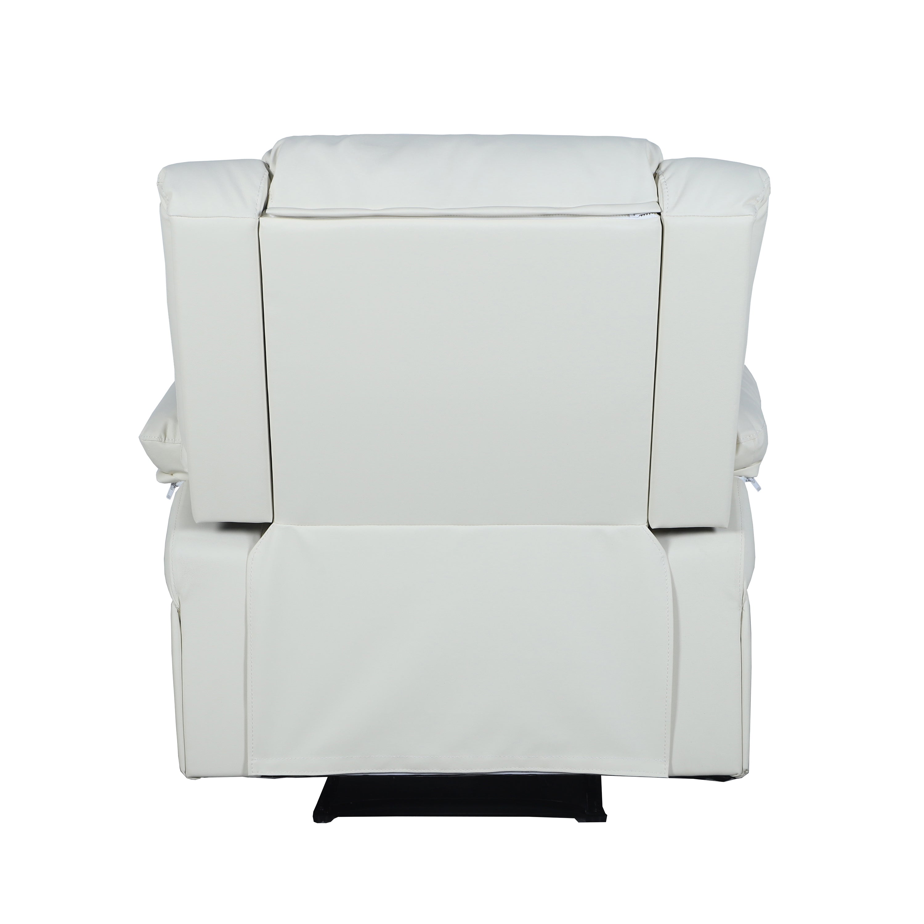 Harmony Series Cream LeatherSoft Recliner