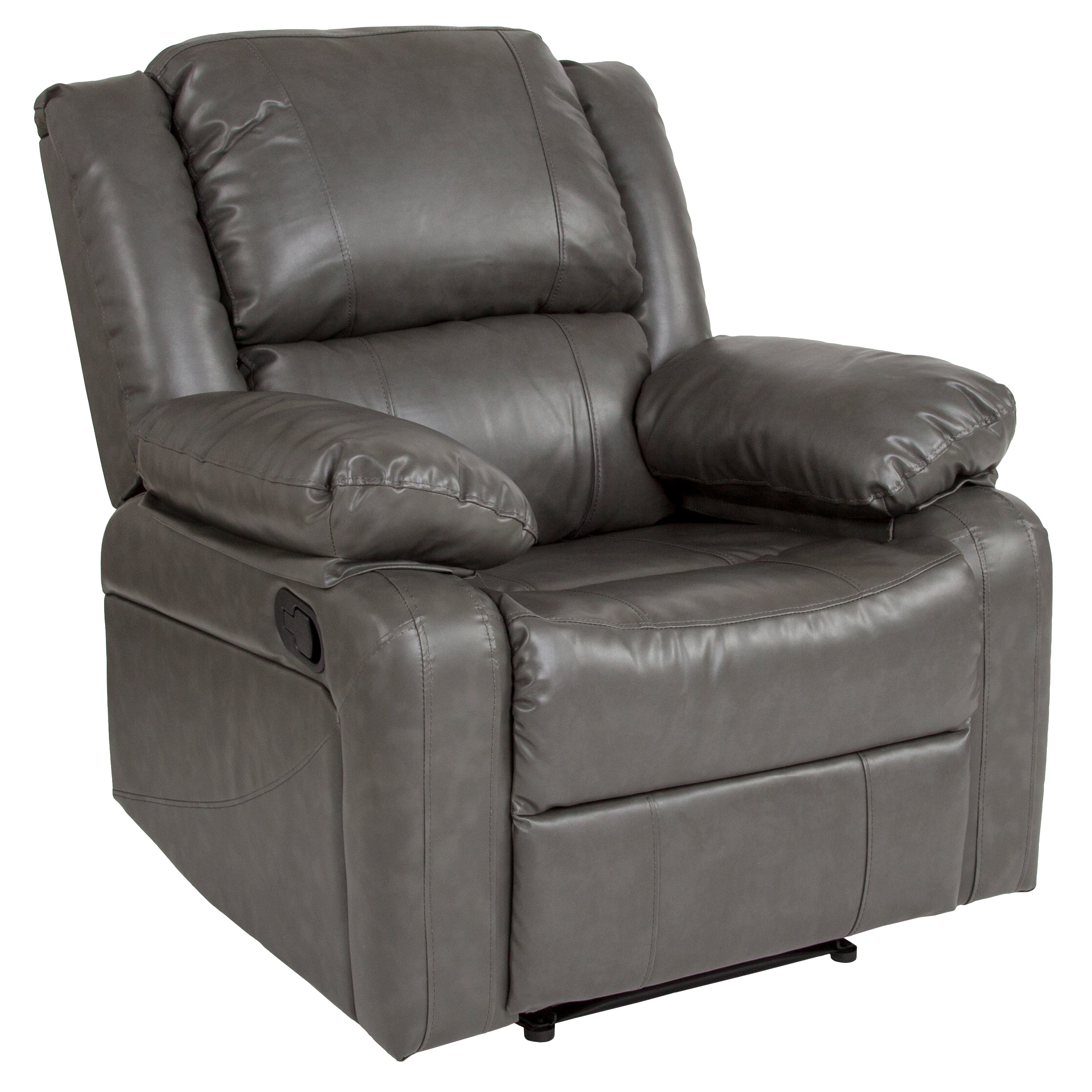 Harmony Series Gray LeatherSoft Recliner