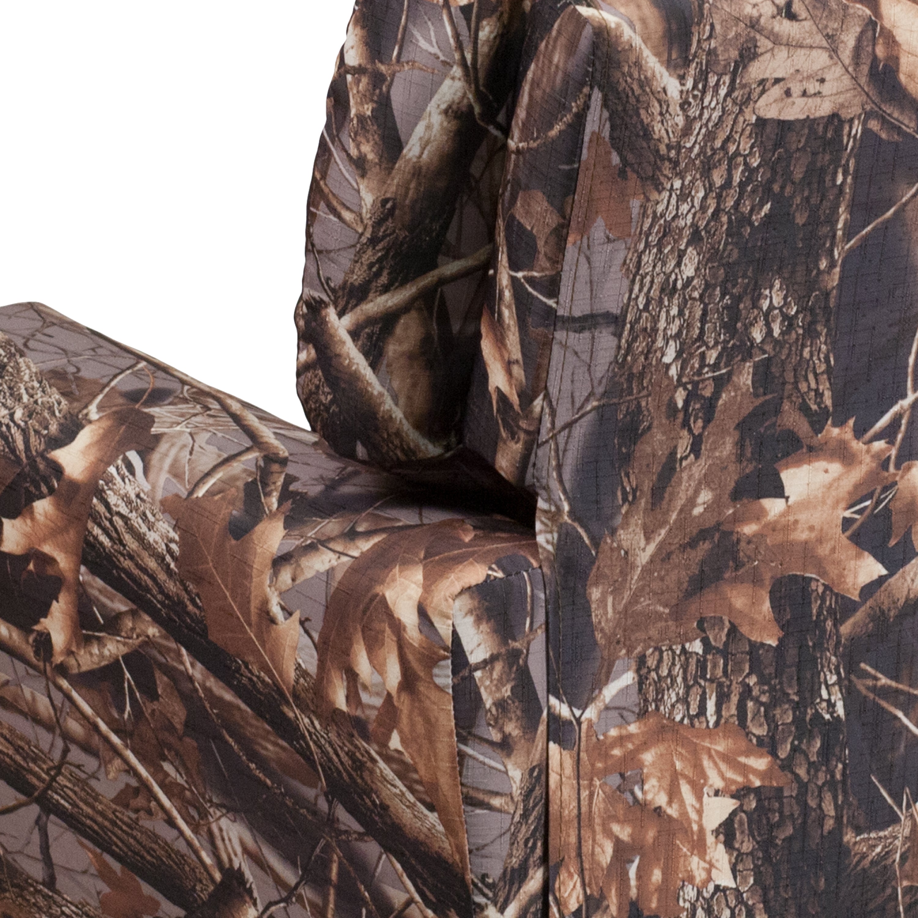 Chandler Contemporary Camouflaged Fabric Kids Recliner with Cup Holder