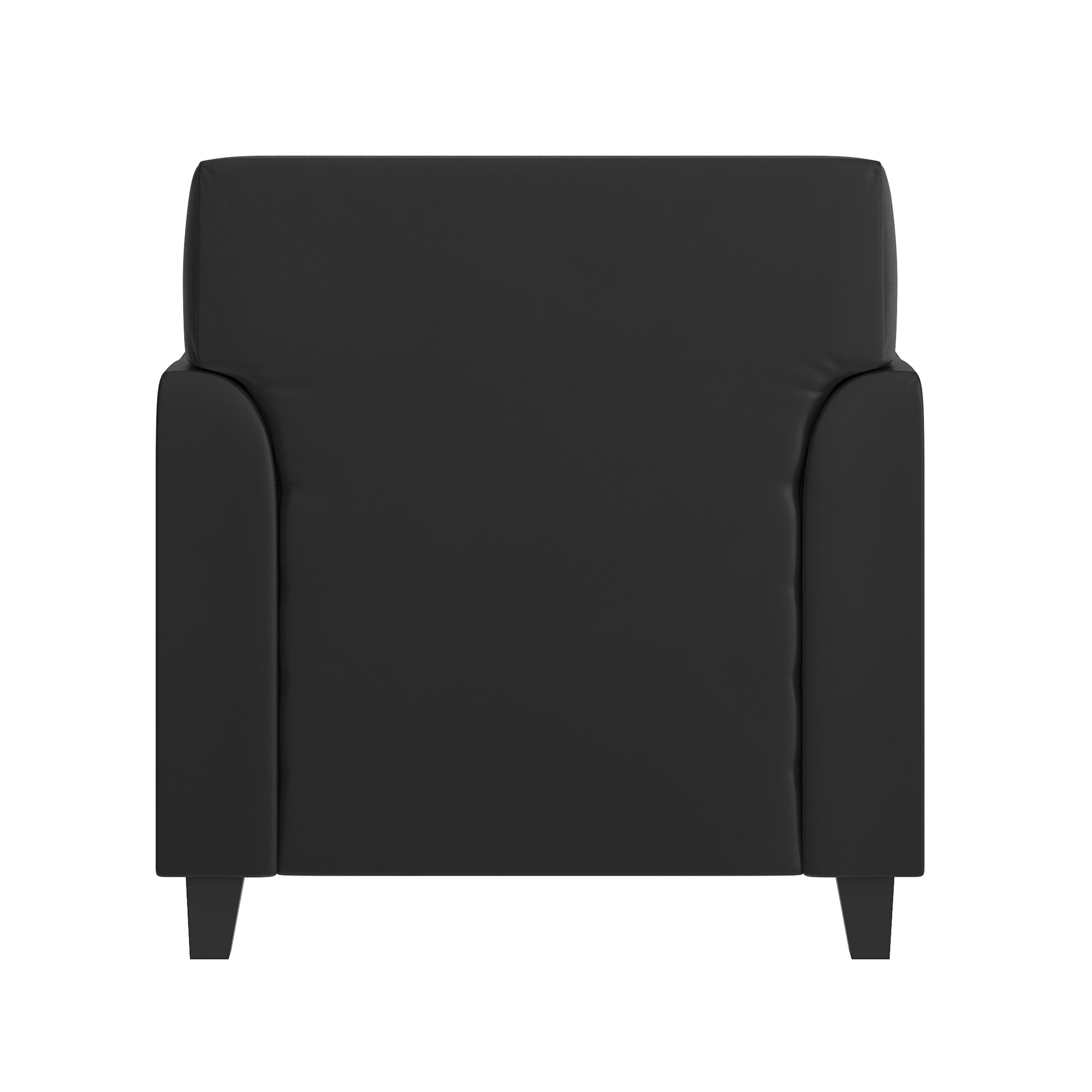 HERCULES Diplomat Series Black LeatherSoft Chair