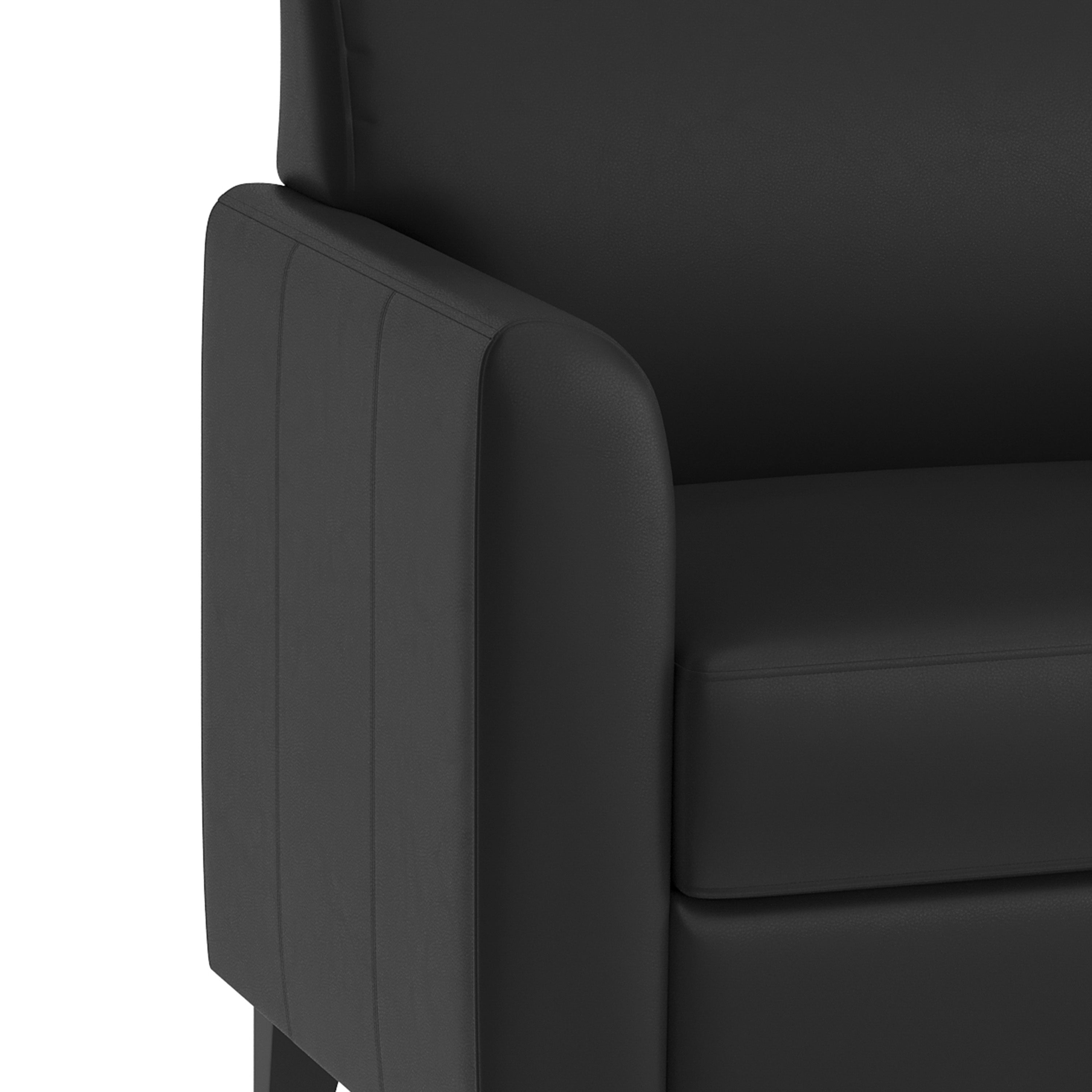 HERCULES Diplomat Series Black LeatherSoft Chair