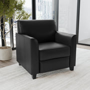 HERCULES Diplomat Series Black LeatherSoft Chair