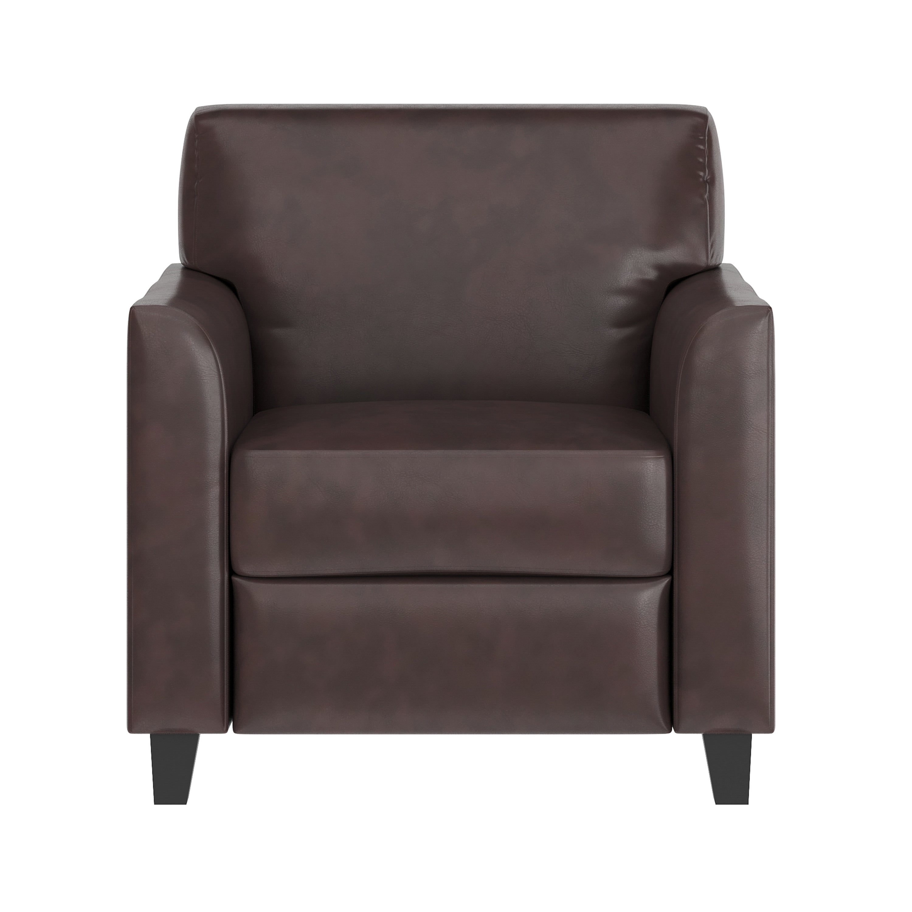 HERCULES Diplomat Series Brown LeatherSoft Chair