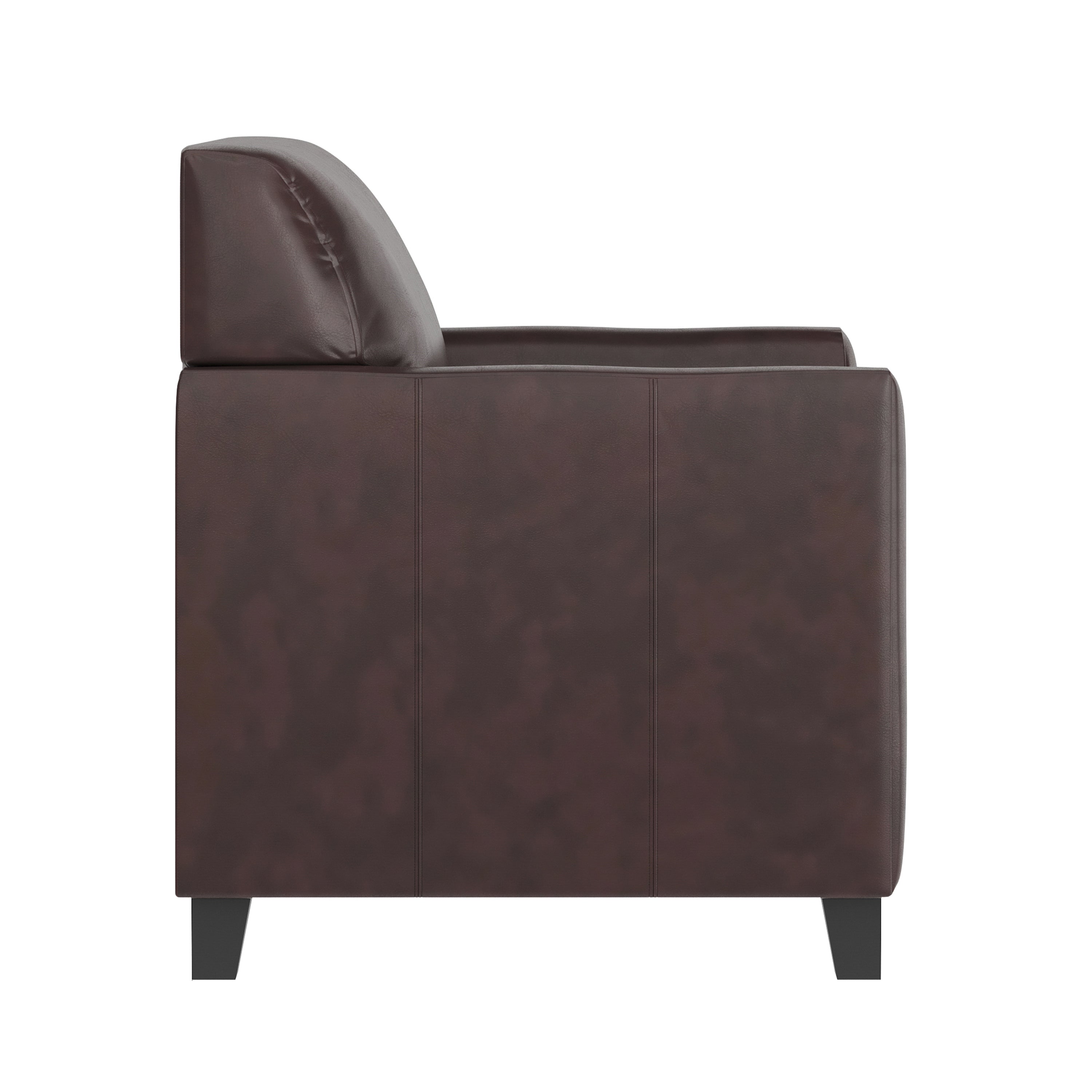 HERCULES Diplomat Series Brown LeatherSoft Chair