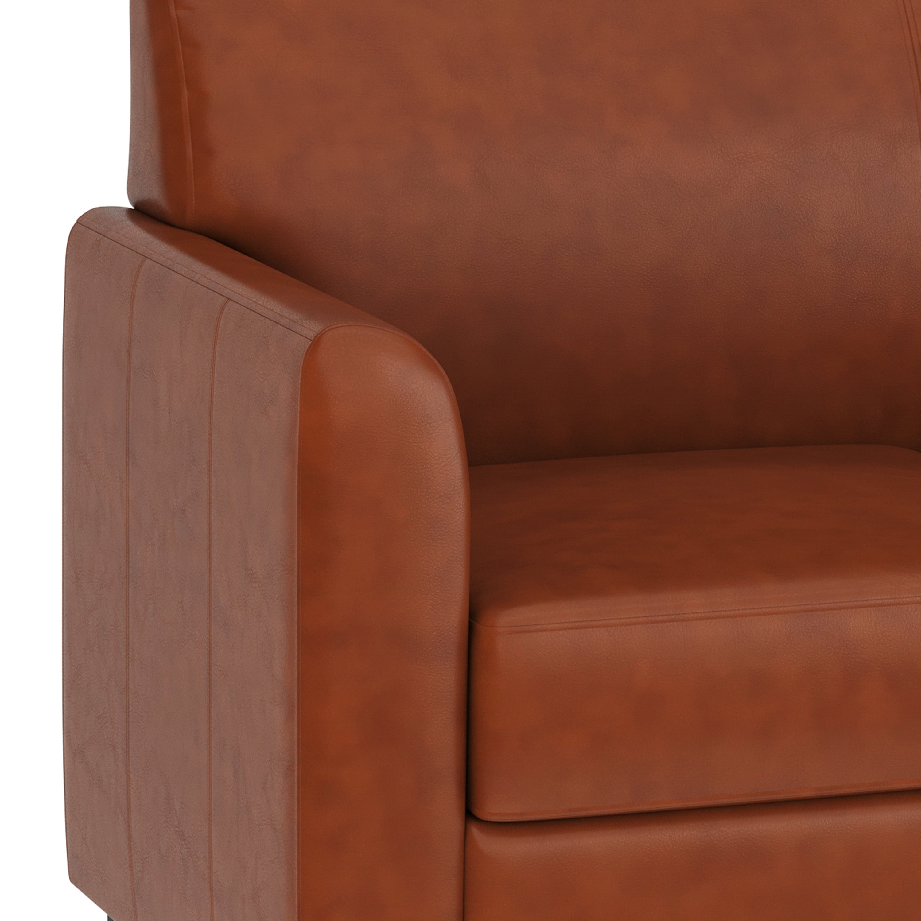 HERCULES Diplomat Series Cognac LeatherSoft Chair