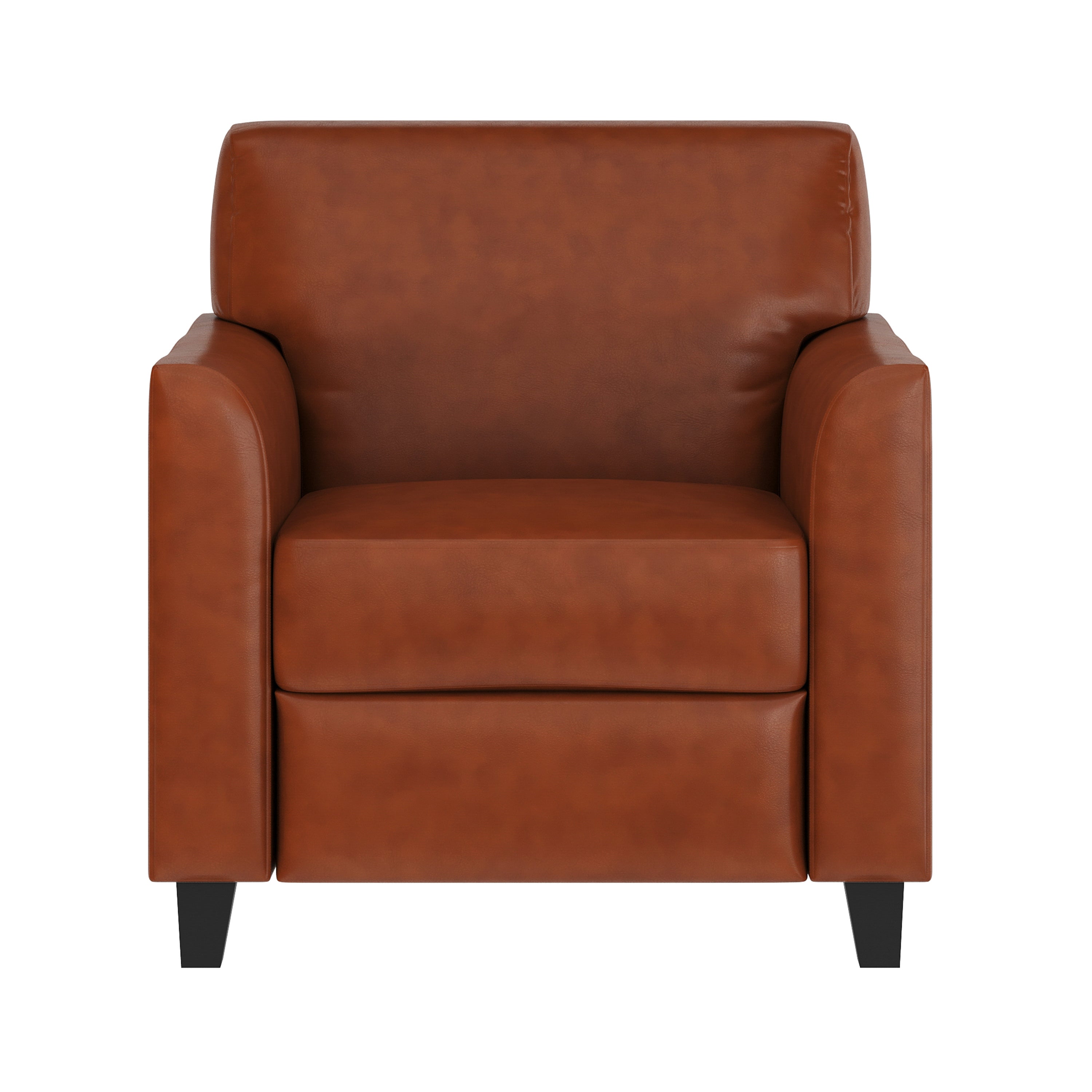 HERCULES Diplomat Series Cognac LeatherSoft Chair