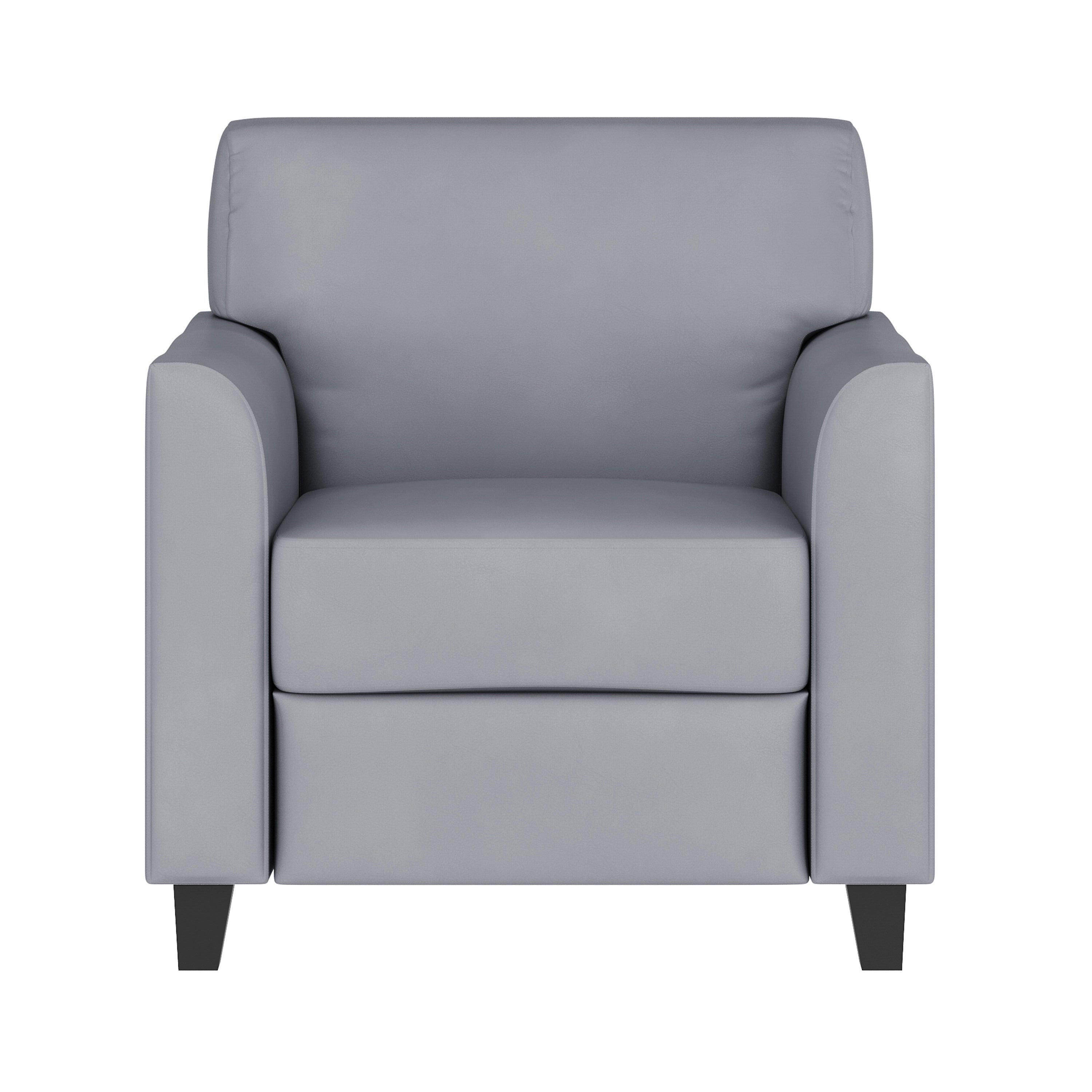 HERCULES Diplomat Series Gray LeatherSoft Chair