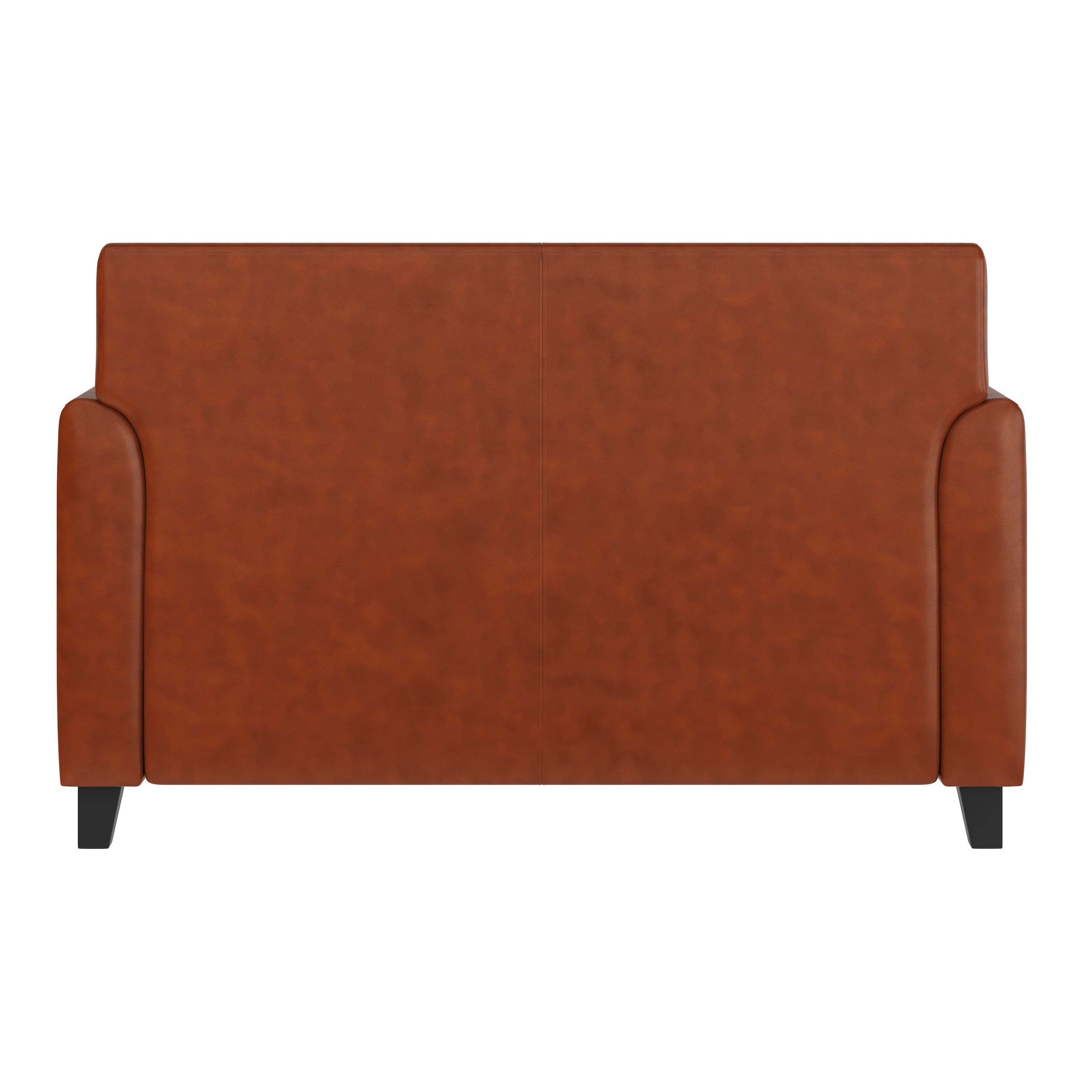 HERCULES Diplomat Series Cognac LeatherSoft Loveseat
